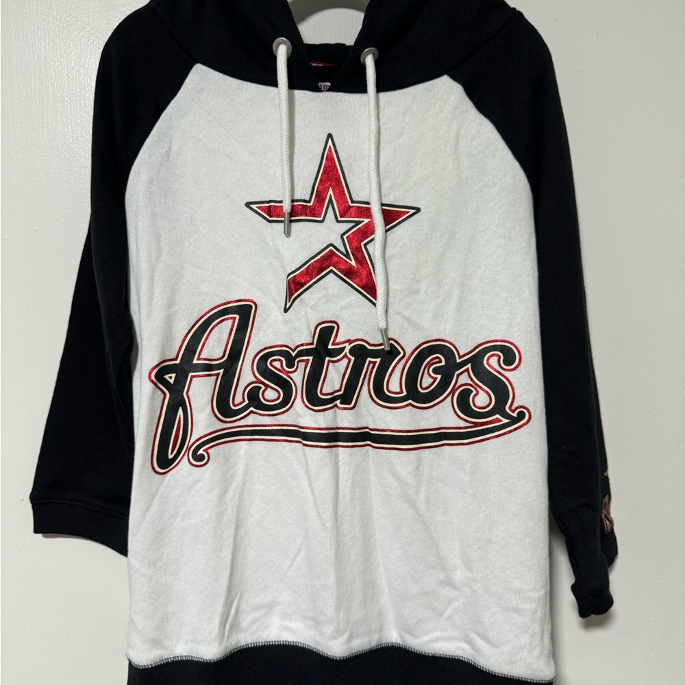 VS PINK Astros Hoodie - Black and White